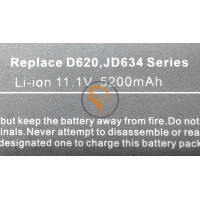 Акумуляторна батарея Dell PC764 Latitude D620 5200mAh