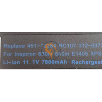Акумуляторна батарея Dell Y9943 Inspiron 640m 7800mAh
