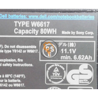 Оригінальна акумуляторна батарея Dell Y6142 Latitude D410 7200mah