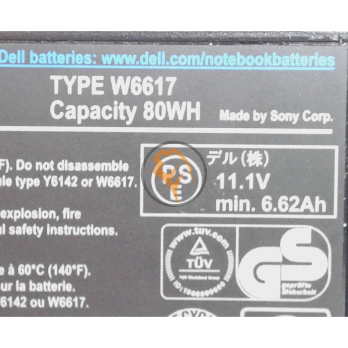 Оригінальна акумуляторна батарея Dell Y6142 Latitude D410 7200mah