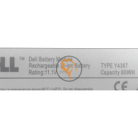 Оригінальна акумуляторна батарея Dell Y4367 Latitude D810 7200mah