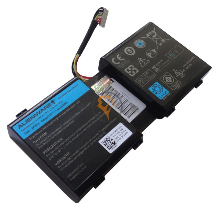 Оригінальна акумуляторна батарея Dell 2F8K3 Alienware 17X 5605mah