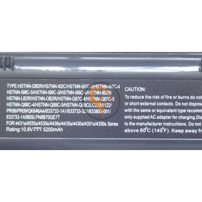 Акумуляторна батарея HP ProBook 4330s HSTNN-IB2R PR06 5200mAh 
