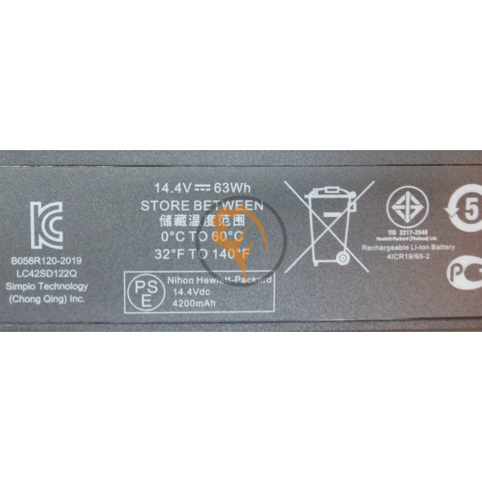 Оригінальна акумуляторна батарея HP Compaq GJ655AA HP 550 14.8V 4400mAh