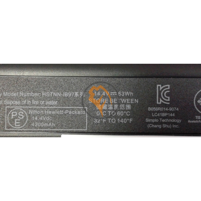 Оригінальна акумуляторна батарея HP Compaq HSTNN-C50C DV7 14.8V 4400mAh
