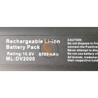 Посилена акумуляторна батарея HP Compaq EV089AA Pavilion DV6000 8800mAh