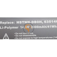 Акумуляторна батарея HP Compaq HSTNN-DB0H ProBook 5330m 2800mAh
