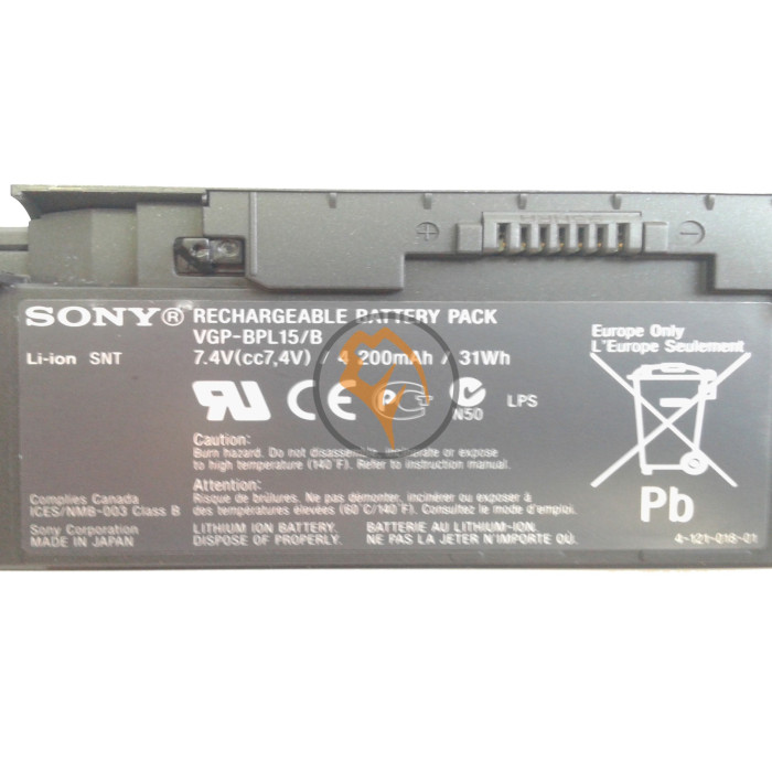 Оригінальна акумуляторна батарея Sony VGP-BPS15 4200mAh