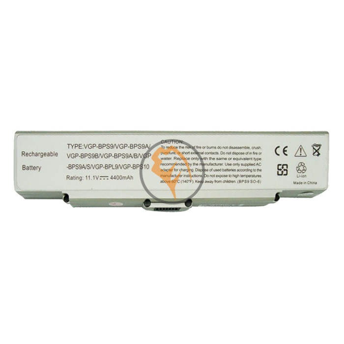 Акумуляторна батарея Sony VGP-BPS9 silver 5200mAh