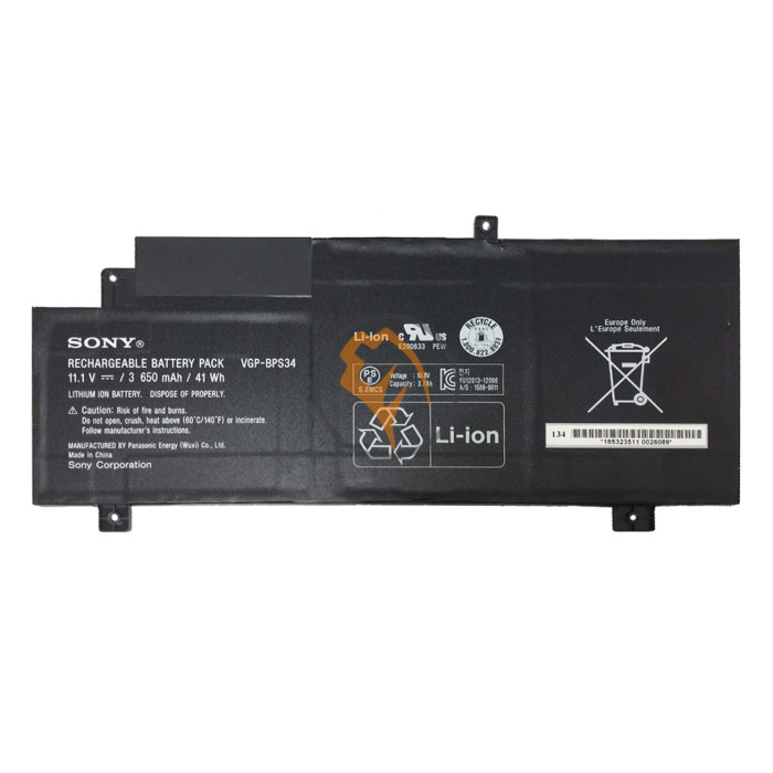 Оригінальна акумуляторна батарея Sony VGP-BPS34 3650mAh