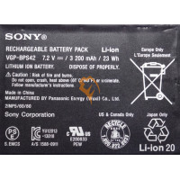 Оригінальна акумуляторна батарея Sony VGP-BPS42 3200mAh