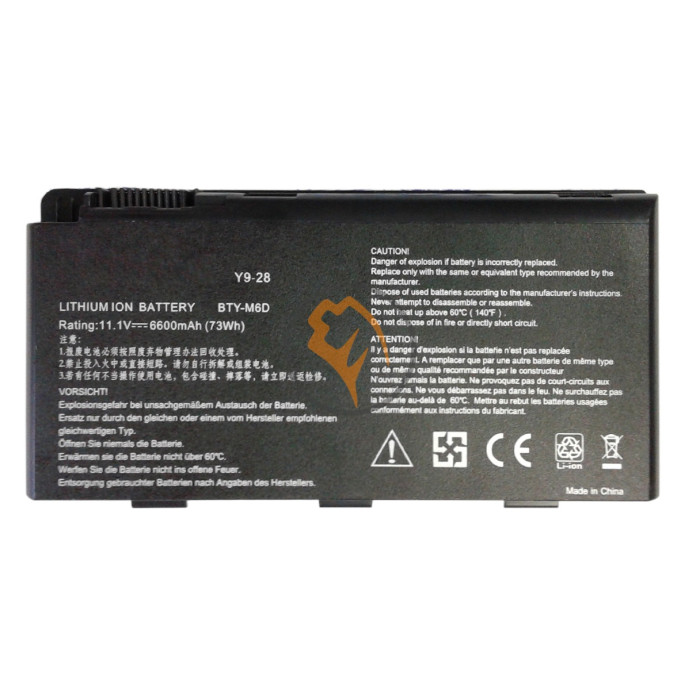 Акумуляторна батарея MSI BTY-M6D 7800mAh