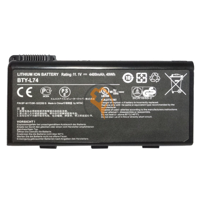 Оригінальна акумуляторна батарея MSI BTY-L74 4400mAh