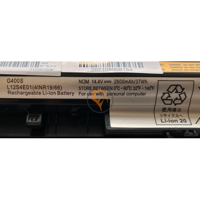 Акумуляторна батарея Lenovo L12M4E01 2600mAh