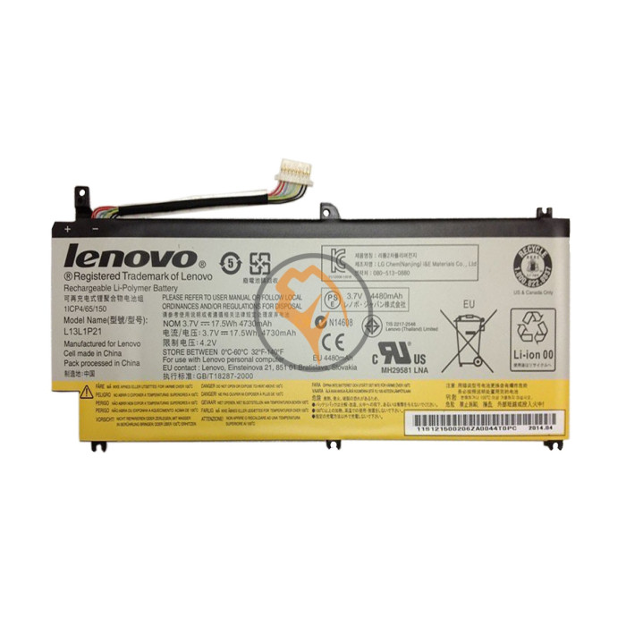 Оригінальна акумуляторна батарея Lenovo L13L1P21 4730mAh