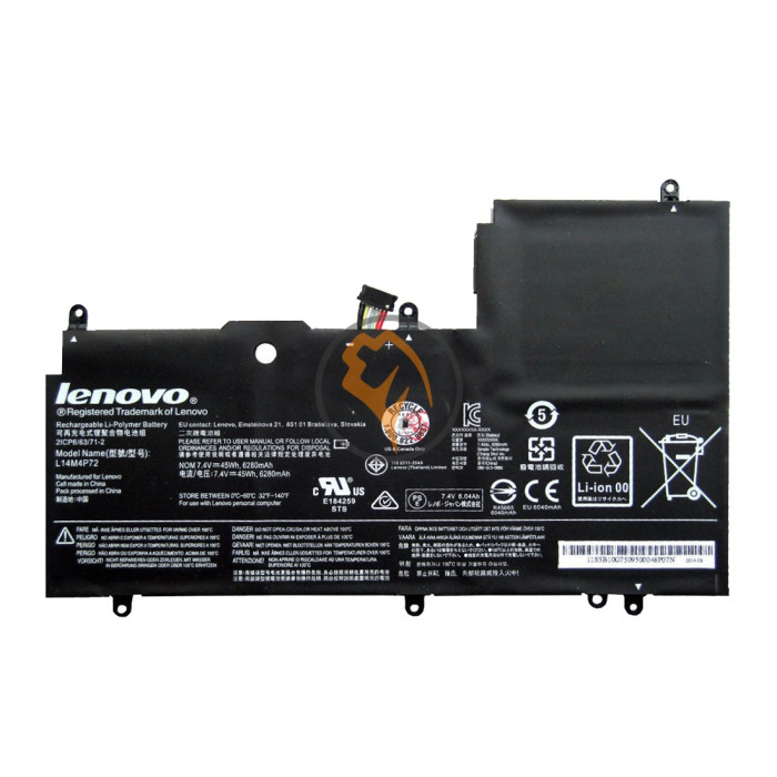 Оригінальна акумуляторна батарея Lenovo L14M4P72 6280mAh
