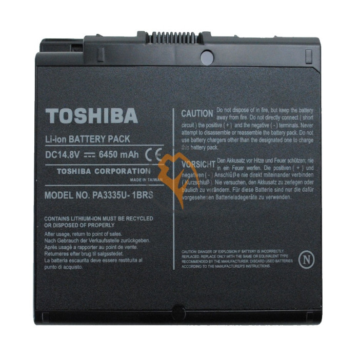 Оригінальна акумуляторна батарея Toshiba PA3335U-1BRS 6450mAh