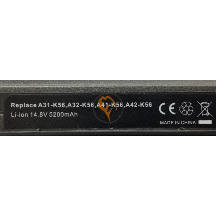 Посилена акумуляторна батарея Asus A42-K56 5200mAh