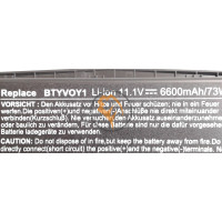 Акумуляторна батарея Dell BTYVOY1 Alienware M17x 6600mah