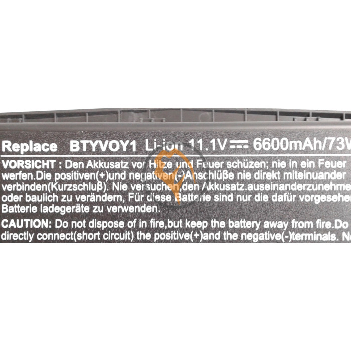 Акумуляторна батарея Dell BTYVOY1 Alienware M17x 6600mah