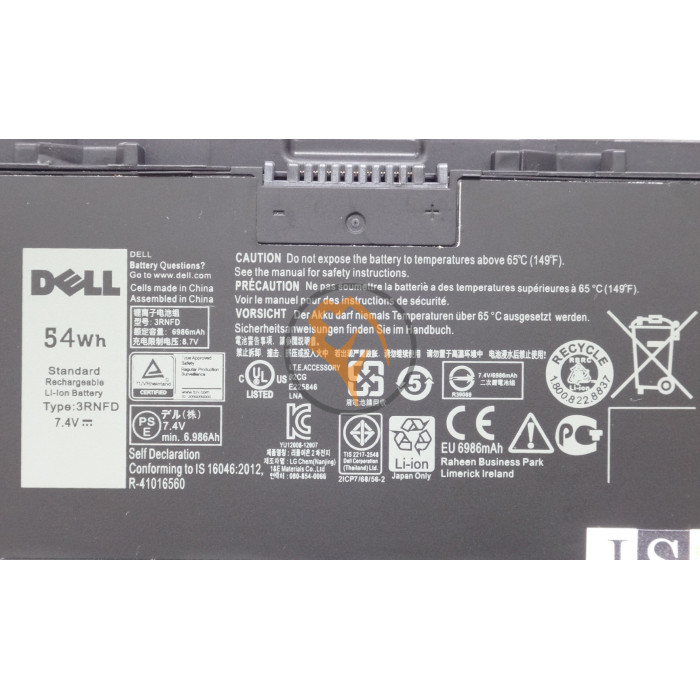 Оригінальна акумуляторна батарея Dell Latitude E7440 3RNFD 54Wh 