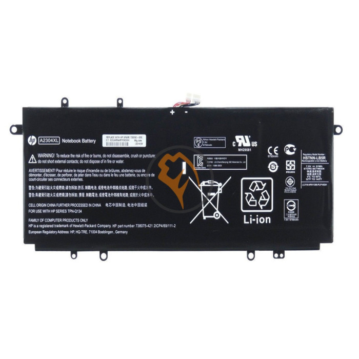Оригінальна акумуляторна батарея HP TPN-Q134 A2304XL 51Wh
