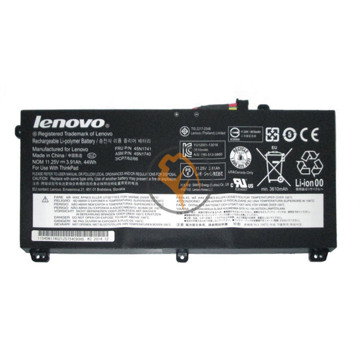 Оригінальна акумуляторна батарея Lenovo 45N1741 ThinkPad T550 44Wh