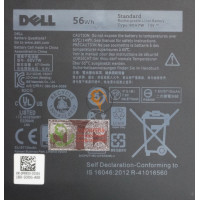 Оригінальна акумуляторна батарея Dell XPS 9350 90V7W 56Wh