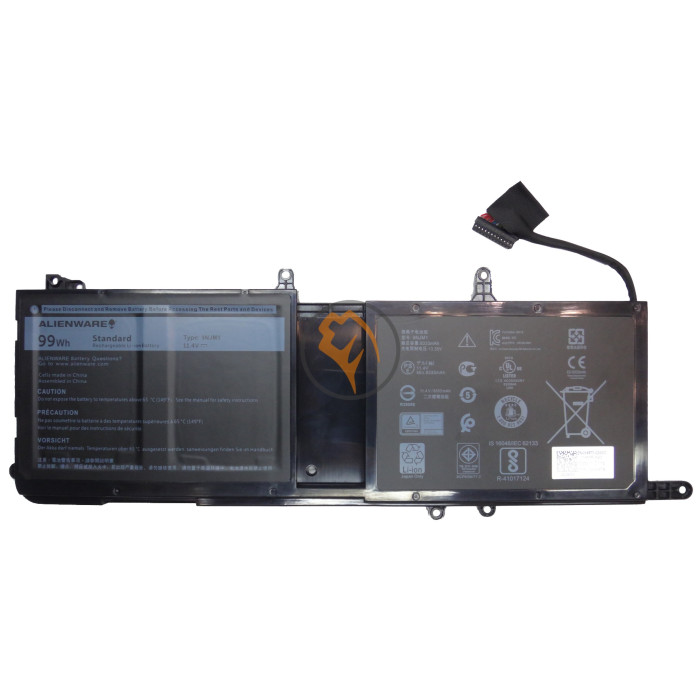 Оригінальна акумуляторна батарея Dell Alienware 17 R4 9NJM1 99Wh 