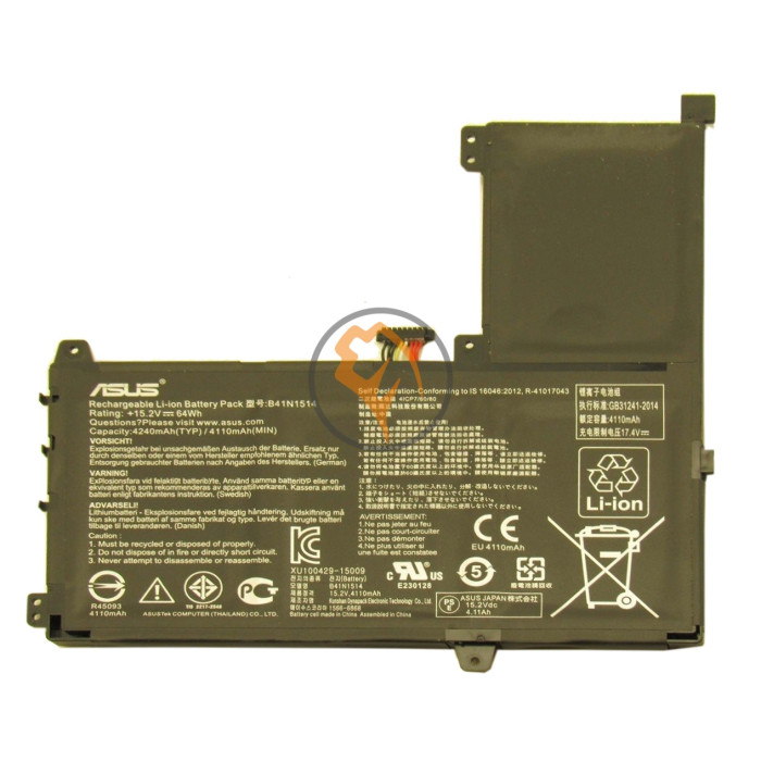 Оригінальна акумуляторна батарея Asus Q503UA B41N1514 64Wh