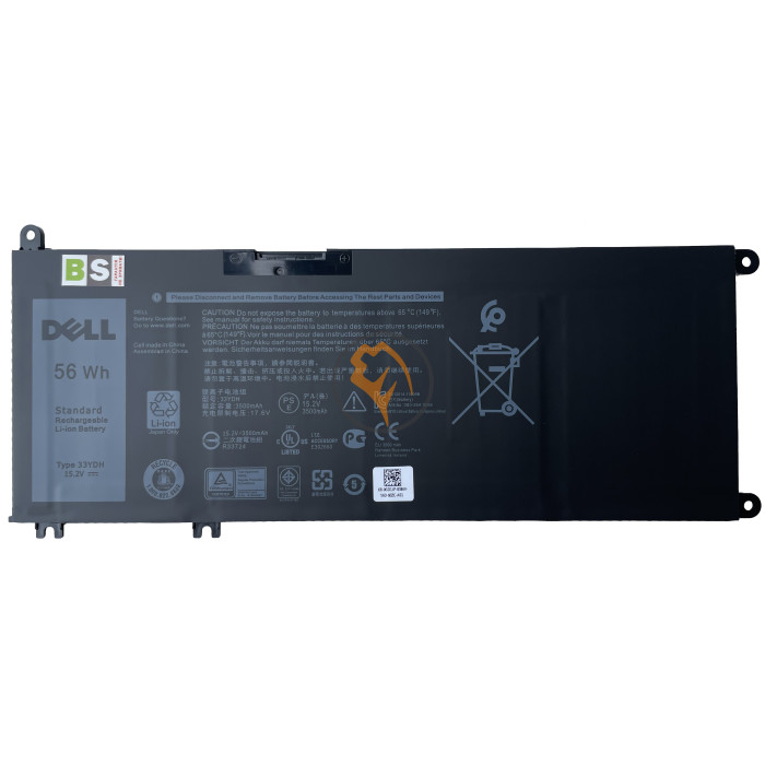 Оригінальна акумуляторна батарея Dell Inspiron 7778 33YDH 56Wh