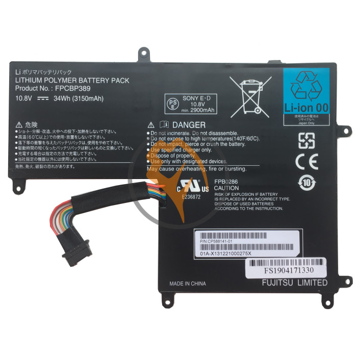 Оригінальна акумуляторна батарея Fujitsu-Siemens Lifebook Q702 FPCBP389 34Wh