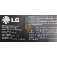 Оригінальна акумуляторна батарея LG LBG722VH Gram 14Z950 30.4Wh