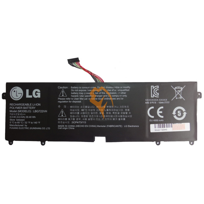 Оригінальна акумуляторна батарея LG LBG722VH Gram 14Z950 30.4Wh