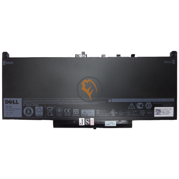 Оригінальна акумуляторна батарея Dell Latitude E7270 J60J5 55Wh