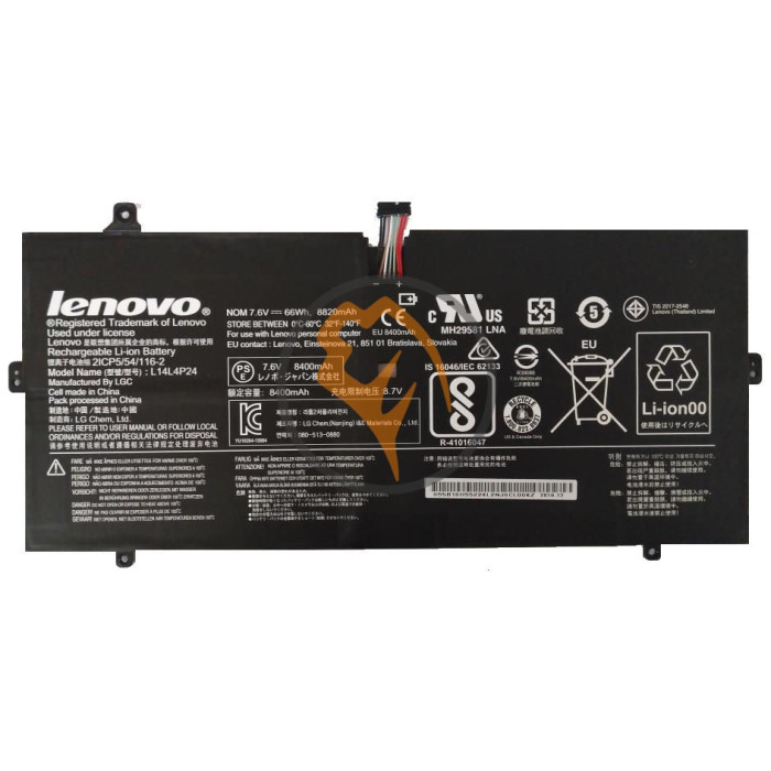 Оригінальна акумуляторна батарея Lenovo Yoga 4 PRO L14M4P24 66Wh