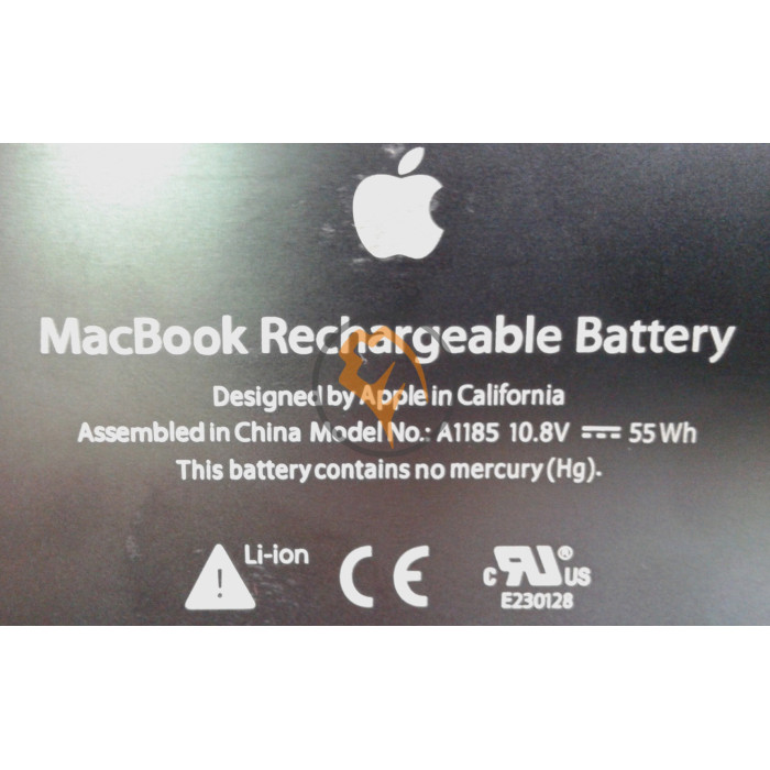 Оригінальна акумуляторна батарея Apple A1185 MacBook 13 55Wh