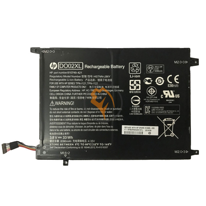 Оригінальна акумуляторна батарея HP Pavilion X2 DO02XL 33Wh