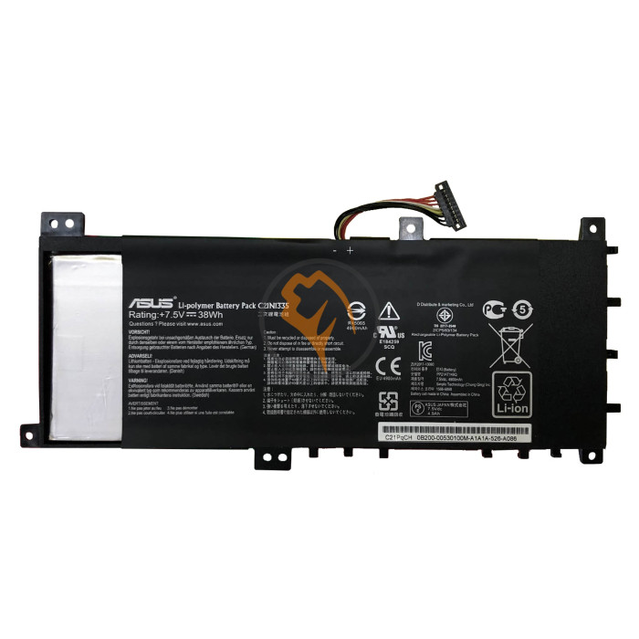 Оригінальна акумуляторна батарея Asus VivoBook S451 C21N1335 38Wh