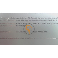 Оригінальна акумуляторна батарея Apple A1383 95Wh