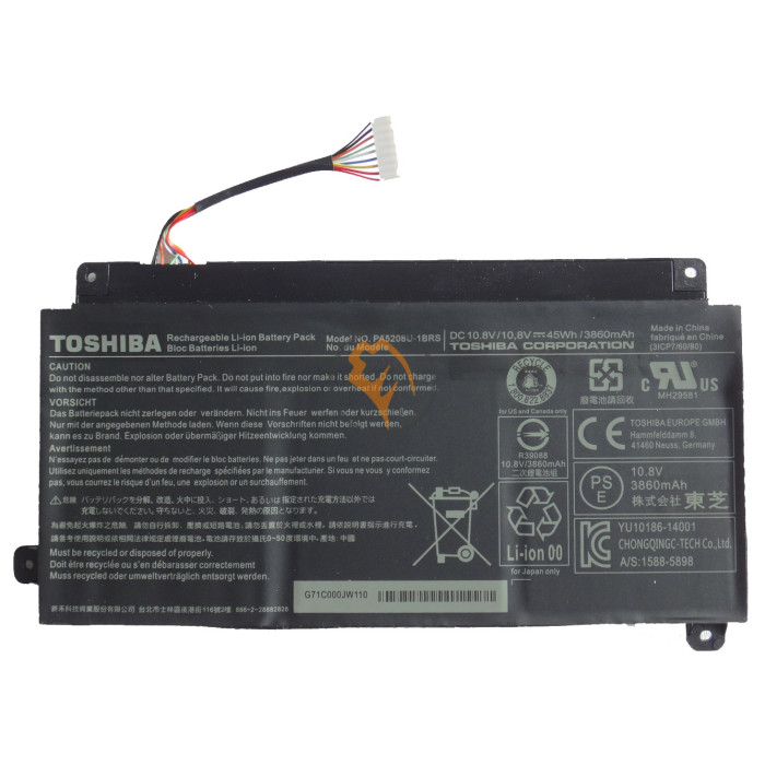 Оригінальна акумуляторна батарея Toshiba PA5208U-1BRS Satellite E45W 45Wh