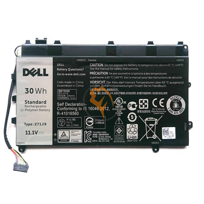 Оригінальна акумуляторна батарея Dell 271J9 Latitude 13 7000 30Wh