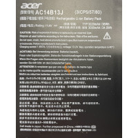 Оригінальна акумуляторна батарея Acer Aspire ES1-131 AC14B13J 36Wh