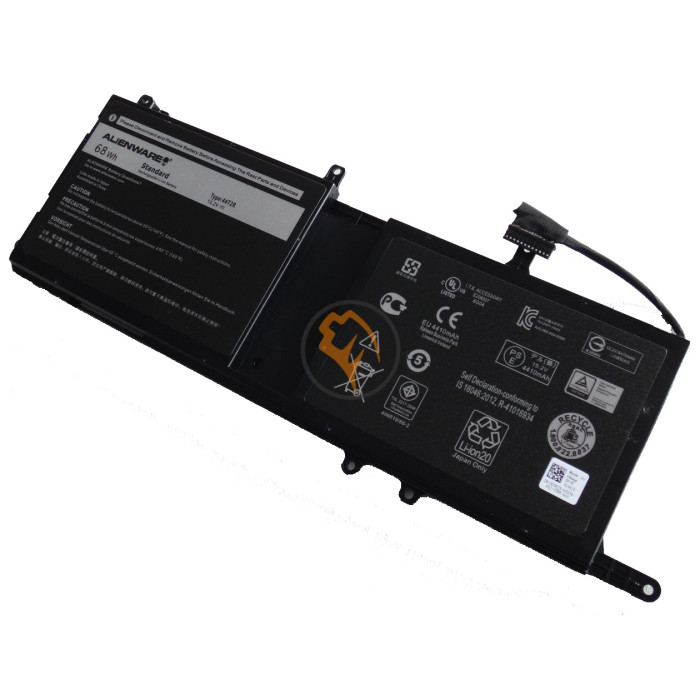 Оригінальна акумуляторна батарея Dell Alienware 15 R3 44T2R 68Wh