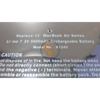 Акумуляторна батарея Apple A1245 MacBook Air 13 37Wh