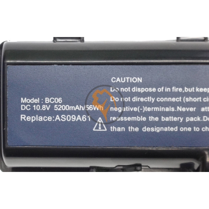 Акумуляторна батарея Acer Aspire 2930 AS07A31 5200mAh