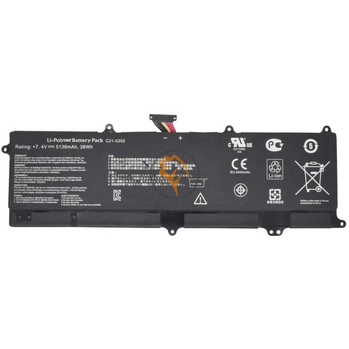 Акумуляторна батарея Asus C21-X202 5000mAh 