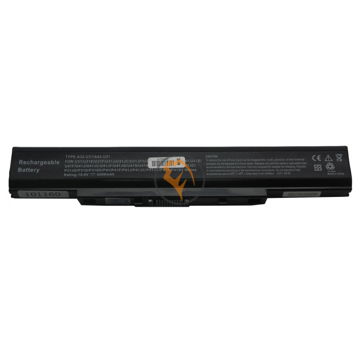 Акумуляторна батарея Asus A42-U31 4400mAh