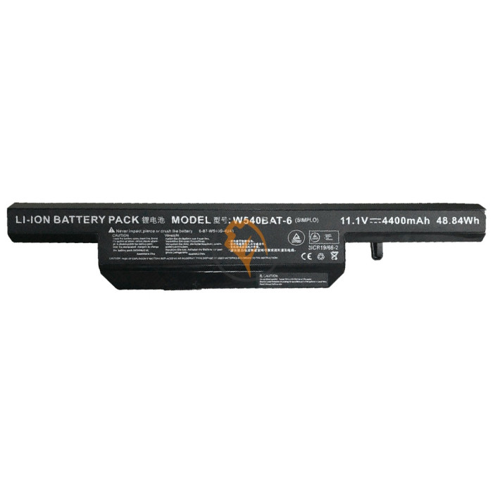 Акумуляторна батарея Clevo W550 W540BAT-6 5200mah