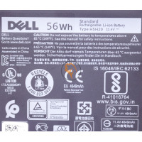 Оригінальна акумуляторна батарея Dell XPS 15 9550 RRCGW 56Wh